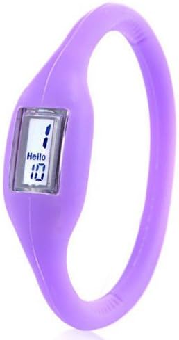 whitesnowing powerful 11 colors Silicone Rubber Jelly Anion Ion Bracelet Digital Wrist Watch