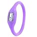 Sports Digital Silicone Rubber Jelly Anion Bracelet Wrist Watch Unisex