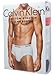 Calvin Klein Underwear 3 Slips COTTON STRETCH (weiss/rot/blau)