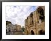 Roman Amphitheatre and Shops, Arles, Provence, France Framed Art Poster Print by Lisa Engelbrecht, 31x25