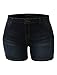 LE3NO Womens Fitted High Rise Push Up Denim Jean Shorts