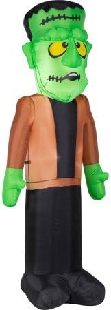 Airblown Green Monster Halloween Decoration