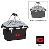 Georgia Bulldogs NCAA Metro Basket (Black) (Embroidered Logo)