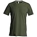 Kariban Mens Slim Fit Short Sleeve Crew Neck T-Shirt