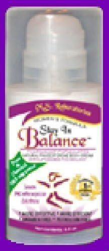 Stay In Balance2-Natural Progesterone Body Cream, Maximum Strength Menopause Solution-985mg per-oz. 3-oz. pump