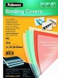 Fellowes PVC Cover A4 200 Micron Blue Pack of 100