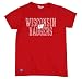 Wisconsin Badgers Women's School Spirit Short Sleeve T-Shirt (Large, Red)