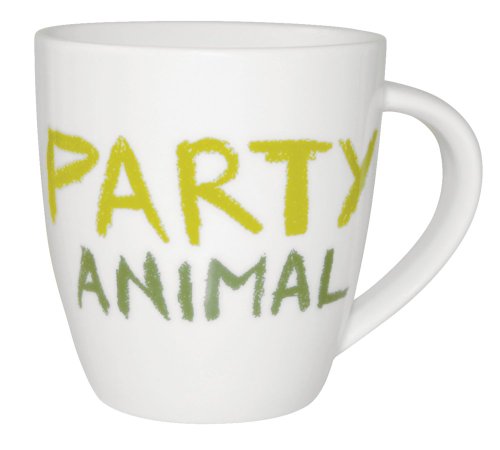 Churchill Chinas Jamie Oliver Party Animal Cheeky Mug, 11.8-Ounce Capacity