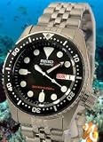 Seiko Mid-Size Black Automatic Dive Watch
