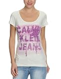 Calvin Klein Jeans - T Shirt Col Rond Logo CKJ Manches Courtes - Femme