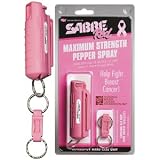SABRE PEPPER SPRAY USA FORMULA - RED USA DEFENSE SPRAY W/PINK HARD CASE