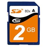TEAM SDカード 2GB 80倍速 動作電圧2.7V~3.6V 質量2g TG002G0SD1CAの画像