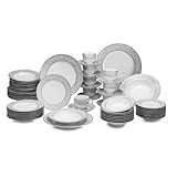 Mikasa Parchment 58-Piece Dinnerware Set, Service for 8