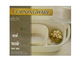CorningWare 6 Pieces Etch White Linen