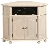 Salem Corner Tv Stand, TWO-WOOD DOORS, MANCHSTR WHITE