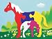 Horse & Foal - Jigsaw Raised Wooden Puzzle