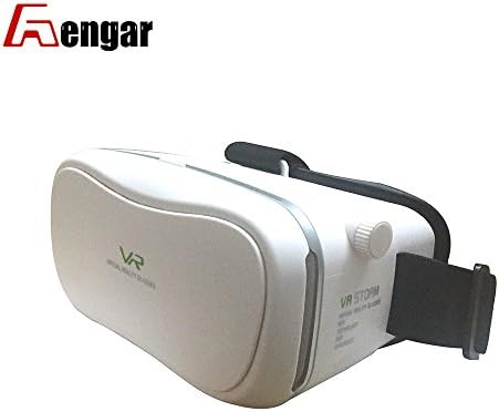 Rengar 3D VR Headset Glasses Virtual Reality Mobile Phone 3D Movies for iPhone 6s/6 Plus/6/5S/5C/5 Samsung Galaxy S5/S6/Note4/Note5 &amp; Other 4.7"-6.0" Cellphones