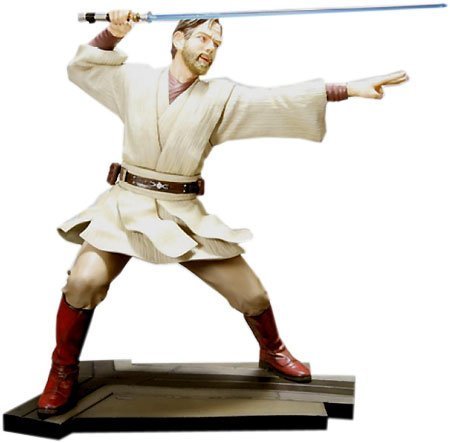 41Gc%2B%2BBU7oL Star Wars: Episode III: ROTS Obi Wan Kenobi Vinyl Statue by Kotobukiya