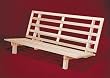 Bi-fold Hardwood Futon Frame - Full Size