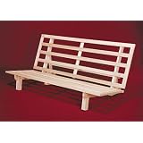 Bi-fold Hardwood Futon Frame - Full Size by Futons & Furniture Direct
