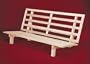 Bi-fold Hardwood Futon Frame - Full Size
