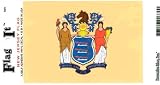 New Jersey Heavy Duty Vinyl Bumper Sticker (3 x 5 Inches)