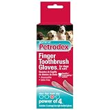 Petrodex Sentry 5 Count Finger Brush Glove for Dogs and Cats