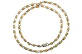 14K Two Tone Gold Fancy Necklace, 20