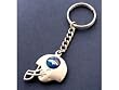 Denver Broncos Nickel Helmet Keychain