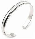 925 Sterling Silver Plain Cuff Bracelet--Refreshing Simplicity!