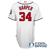 Washington Nationals Authentic Bryce Harper Home Cool Base Jersey