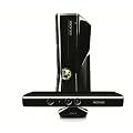 Xbox 360 - Konsole Slim 250 GB inkl. Kinect Sensor + Kinect Adventures, schwarz-gl�nzend
