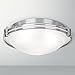 Deco Modern Ceiling Light Flush Mount Fixture Brushed Nickel 16 3/4