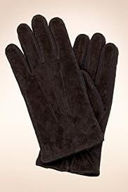 Suede Leather Stitch Detail Gloves