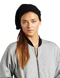 Hknb Heidi Klum For New Balance Women's Beanie, Black/Charcoal, One Size