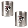 NFL Atlanta Falcons Two Piece Stainless Steel Can Holder Set- Primary Logo