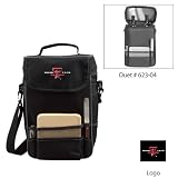 Texas Tech Red Raiders NCAA Duet Wine and Cheese Tote (Black/Grey)