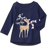 GYMBOREE(ジンボリー) ディアリー ティ ジムネイビー トップス長袖シャツ 6～12ヶ月【並行輸入】