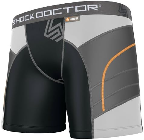 Shock Doctor 258 Ultra Double Compression Sliding Shorts Black Girls'/Women's