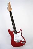 Crescent 39 Metallic Red Electric Guitar with Accessories
