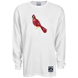 Reebok St Louis Cardinals White Cooperstown Retro Logo Thermal Long Sleeve Top