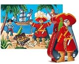 Djeco The Pirate and his Treasure Puzzle - B000GUZGHQ