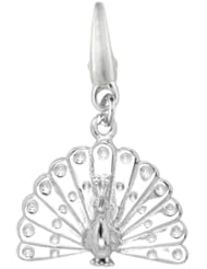 Sterling Silver PEACOCK Charm
