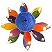 Mallofusa 4x Lotus Happy Birthday Music Spin Rainbow Candle with 14 Small Candles in Two Layer