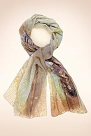 Limited Collection Abstract Print Lightweight Scarf