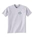 Personalized custom embroidered ice hockey design on t-shirt