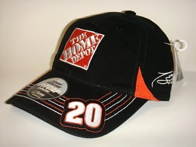 NASCAR #20 Tony Stewart Home Depot Black Velcro Pit Cap
