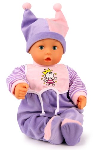 Bayer Design 94699-KL-flieder - Funktionspuppe Baby Anna 46 cm Preisvergleich