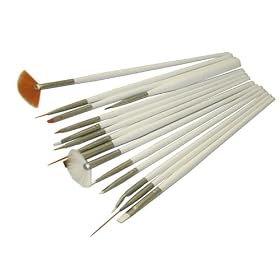 15pcs Nail Art Painting Pen Brush: Beauty