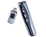 IMAGE OF RF Wireless Green Laser Pointer 5mW With Page Up/Down Presentation Function-Green Laser